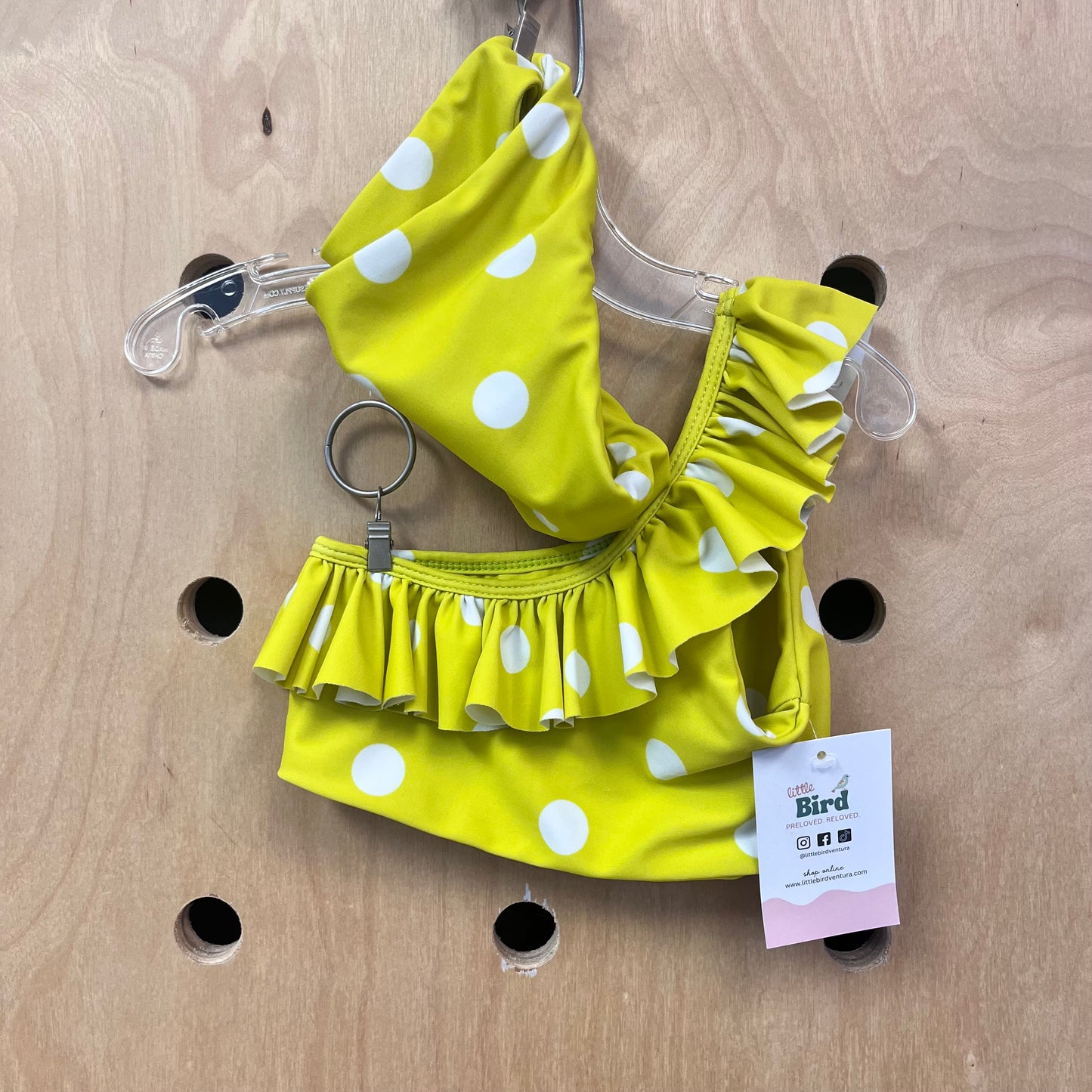 Yellow Polka Dot Swimsuit NEW!