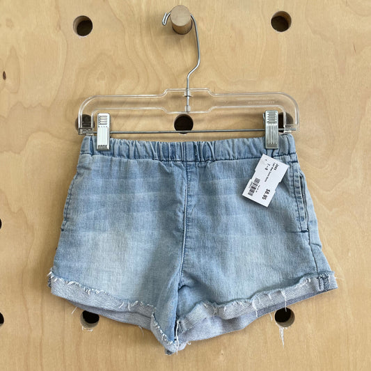 Light Wash Denim Shorts