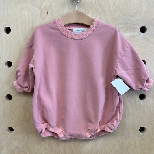 Dusty Pink Bubble Romper