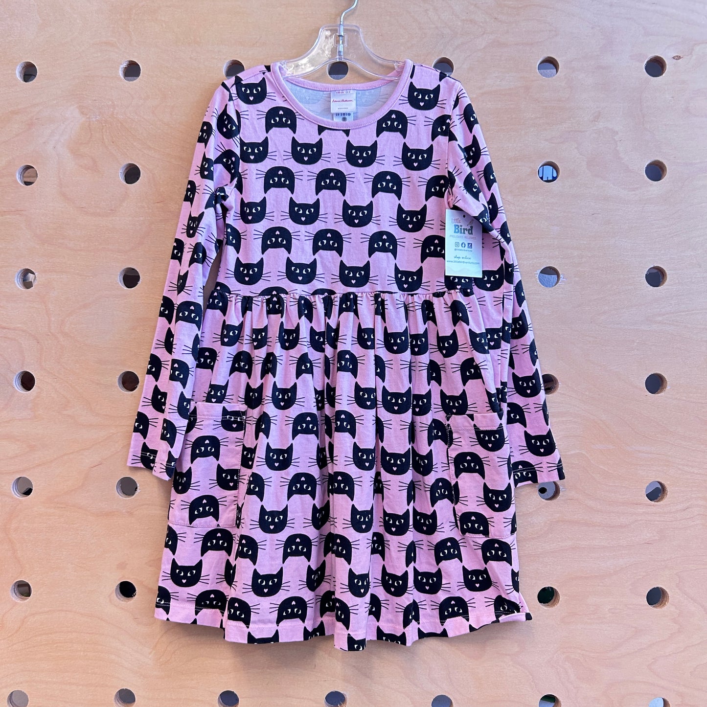 Pink/Black Cats Dress