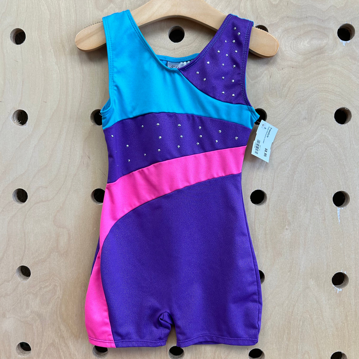 Purple Rhinestone Leotard