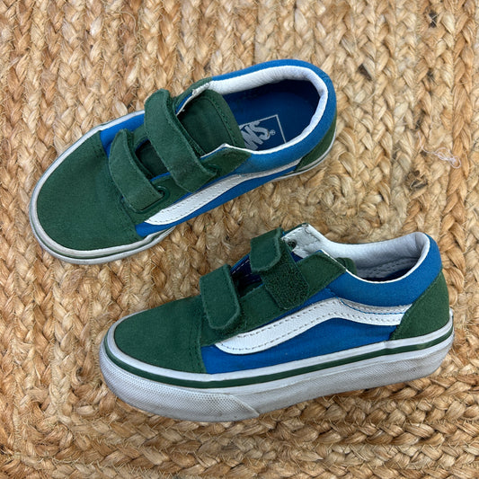 Blue/Green Skool V Sneakers