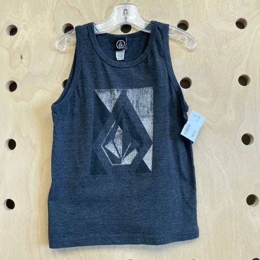 Grey Logo Tank