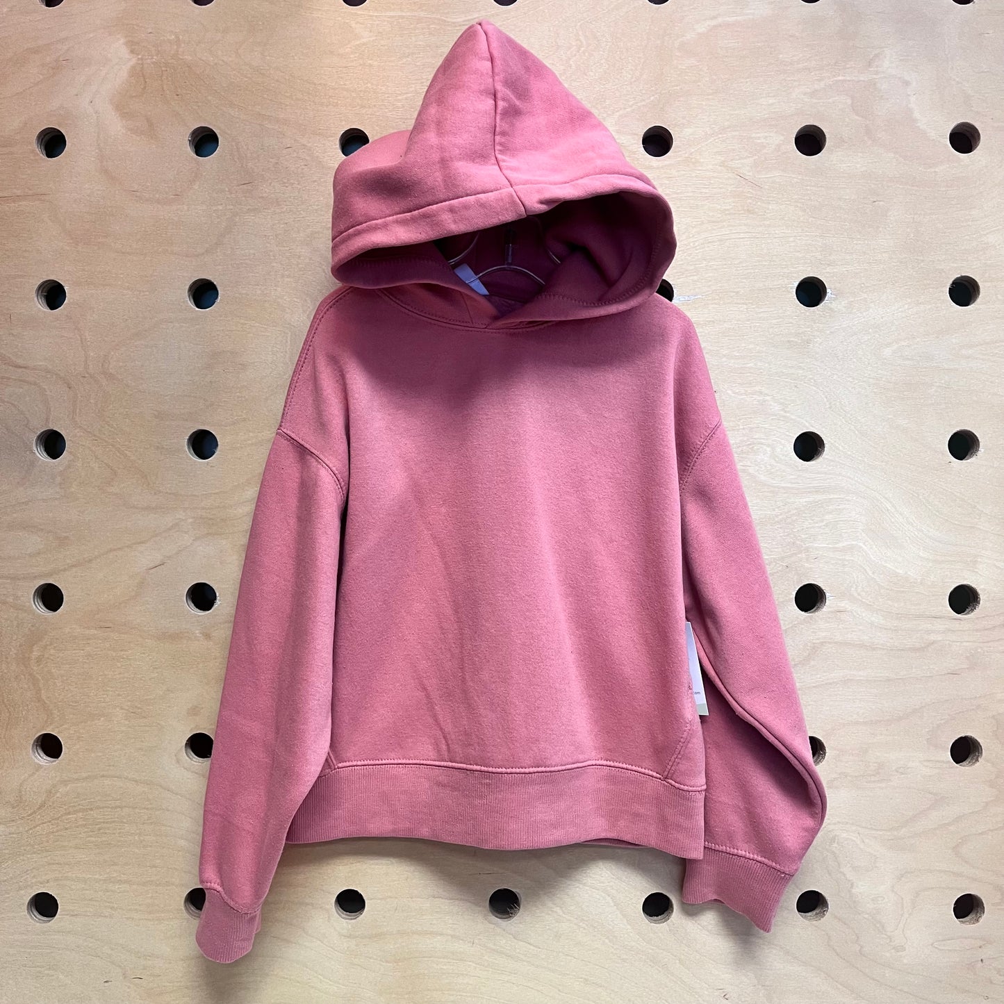 Pink Cropped Hoodie