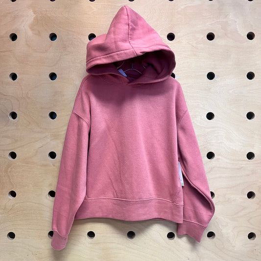 Pink Cropped Hoodie