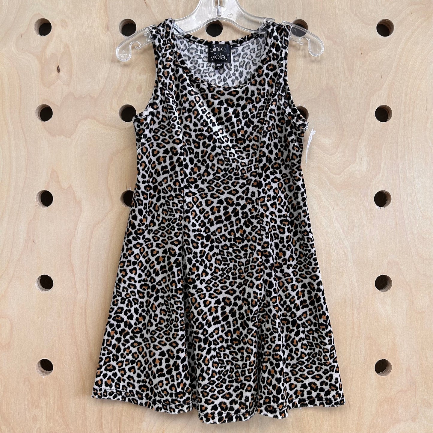 Velour Leopard Dress