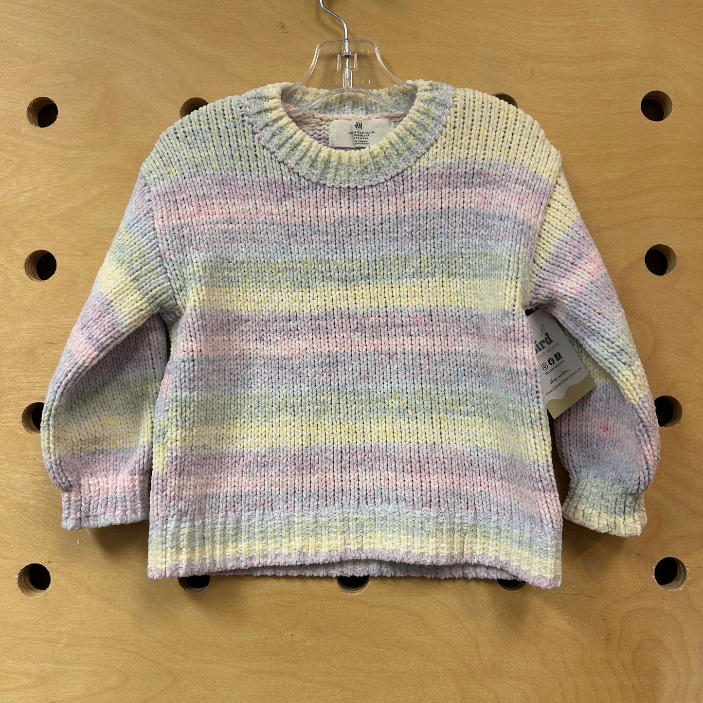 Colorful Pastels Knit Sweater
