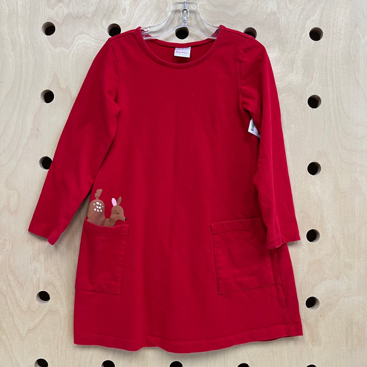 Red Deer Pocket Dress