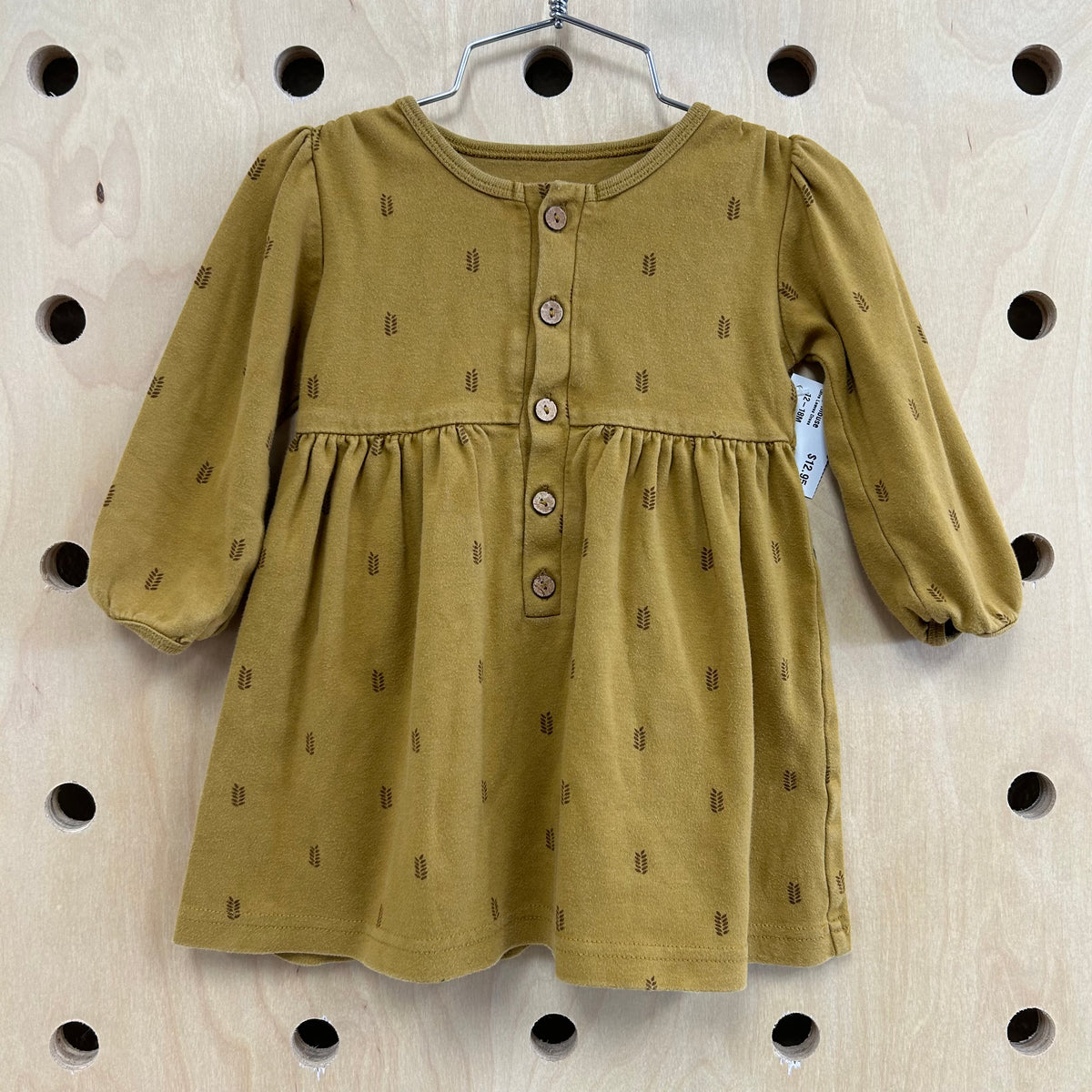 Olive Leaves Dress