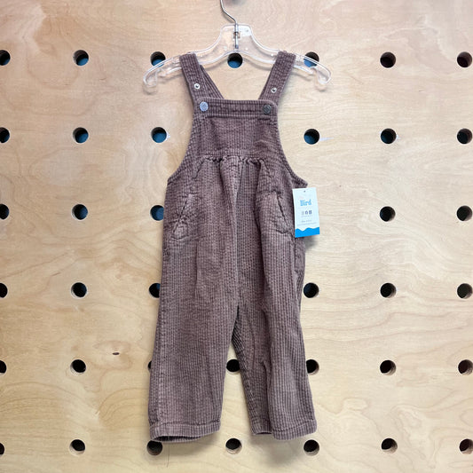 Mocha Cord Overalls