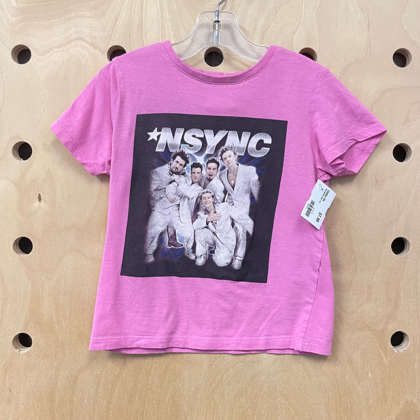 Pink NSYNC Band Tee
