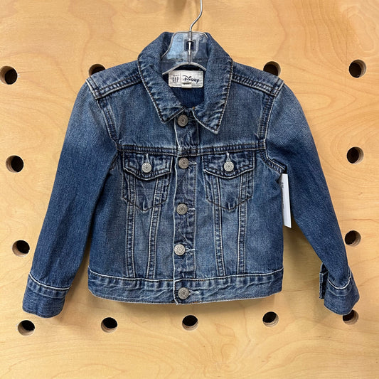 Mickey Applique Denim Jacket