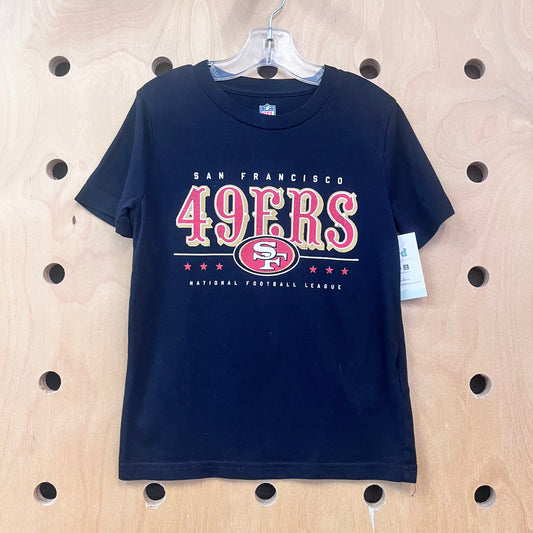 Black '49ERS' Tee