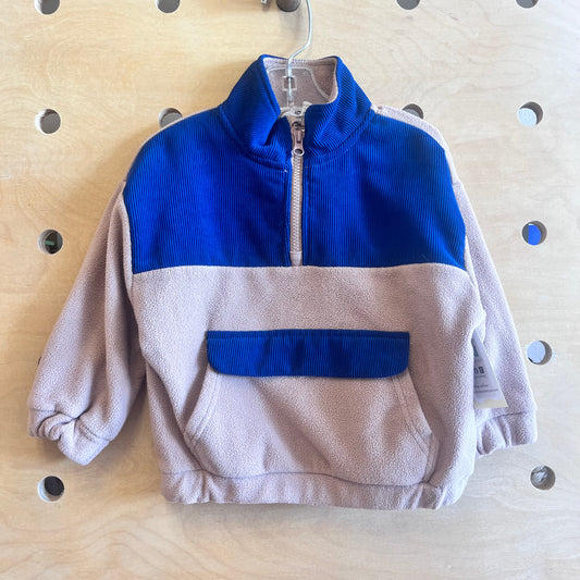 Brown/Nacy Cord+Sherpa Jacket