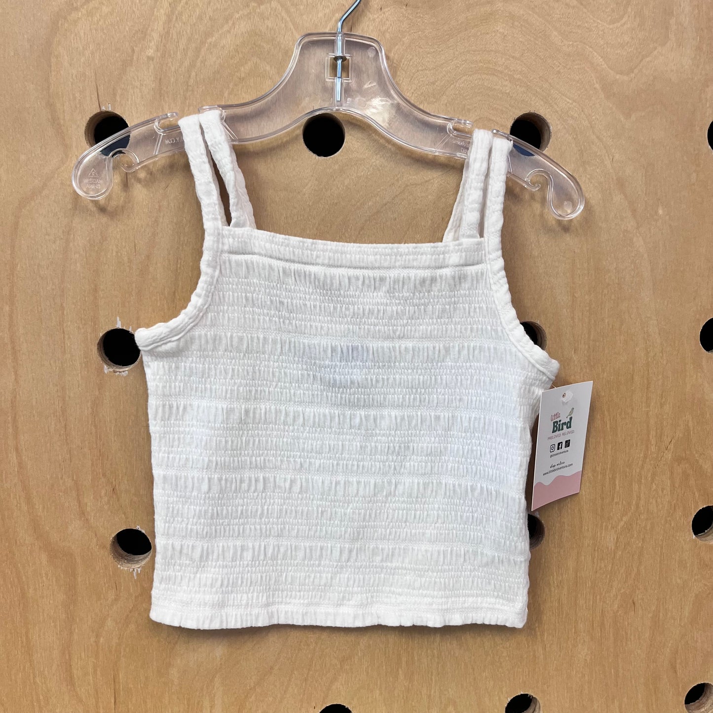 Cream Textured Tank