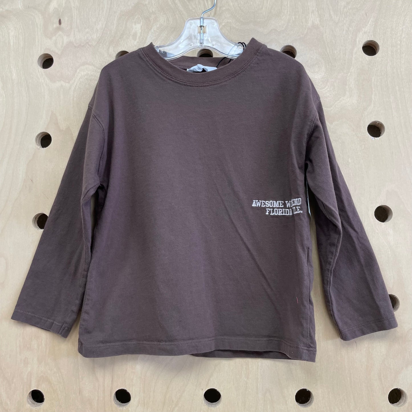 Brown Awesome Weekend Long Sleeve