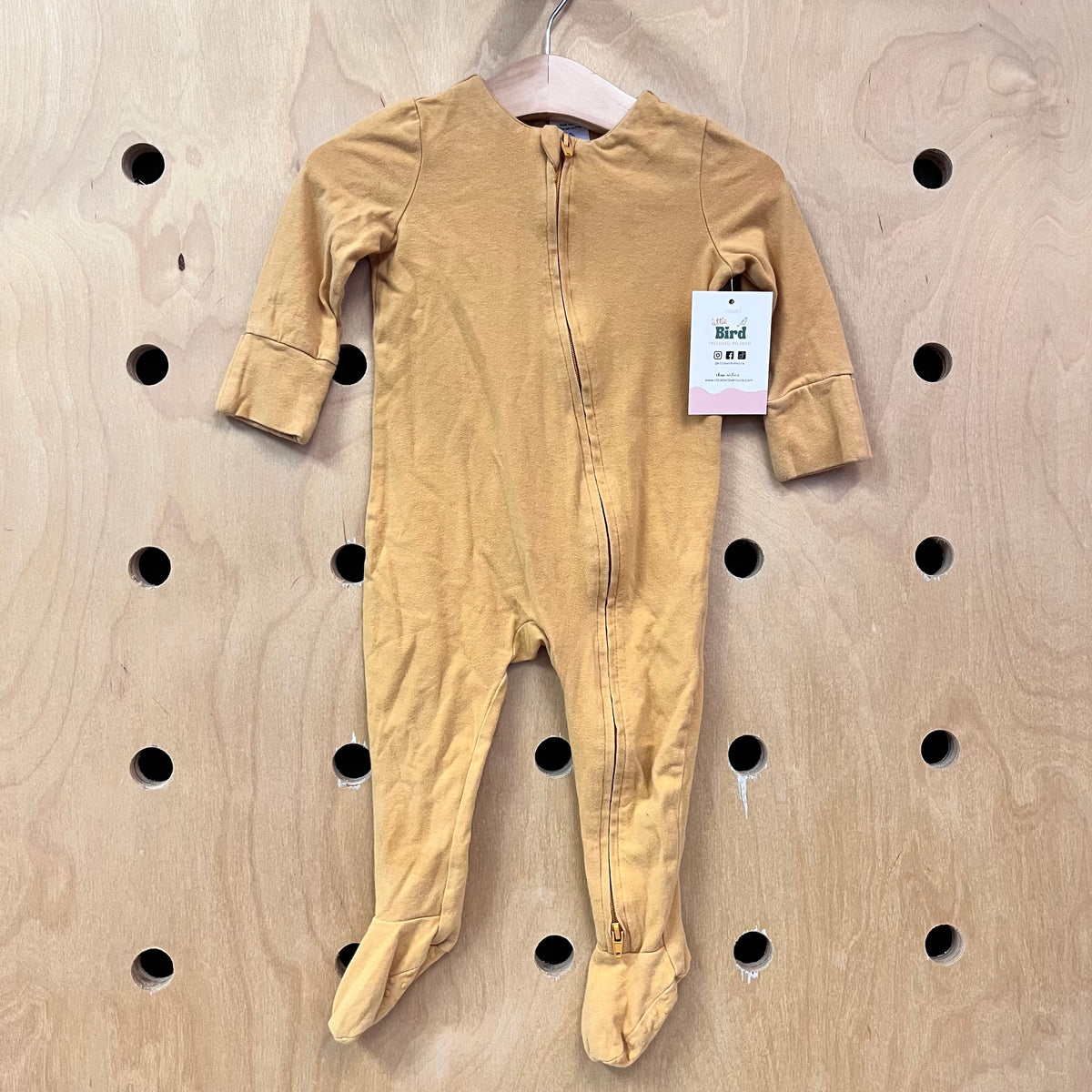 Mustard Zip Footies