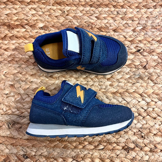 Blue Velcro Sneakers
