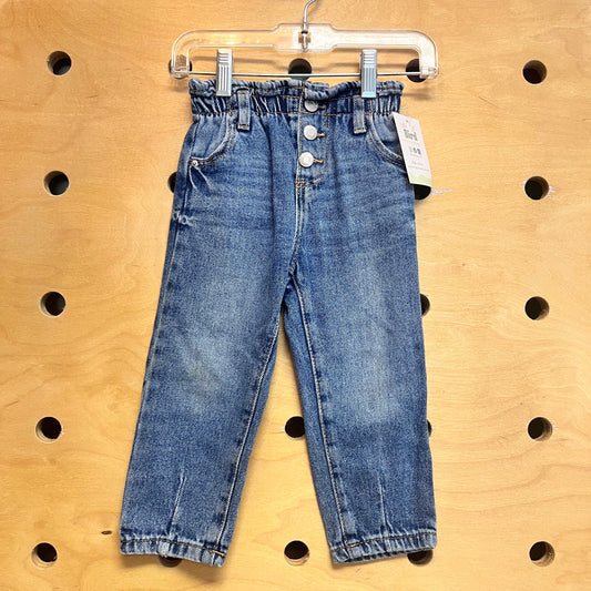Paper Bag Waist Denim