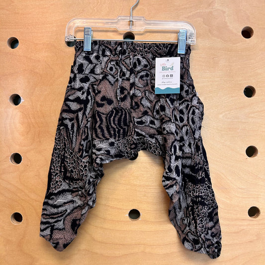 Black & Tan Patterned Savannah Pants