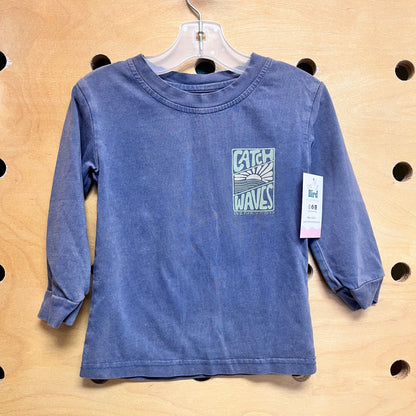 Blue Catch Waves Tee