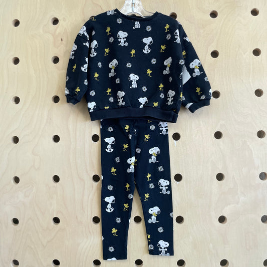 Black Snoopy + Woodstock Outfit