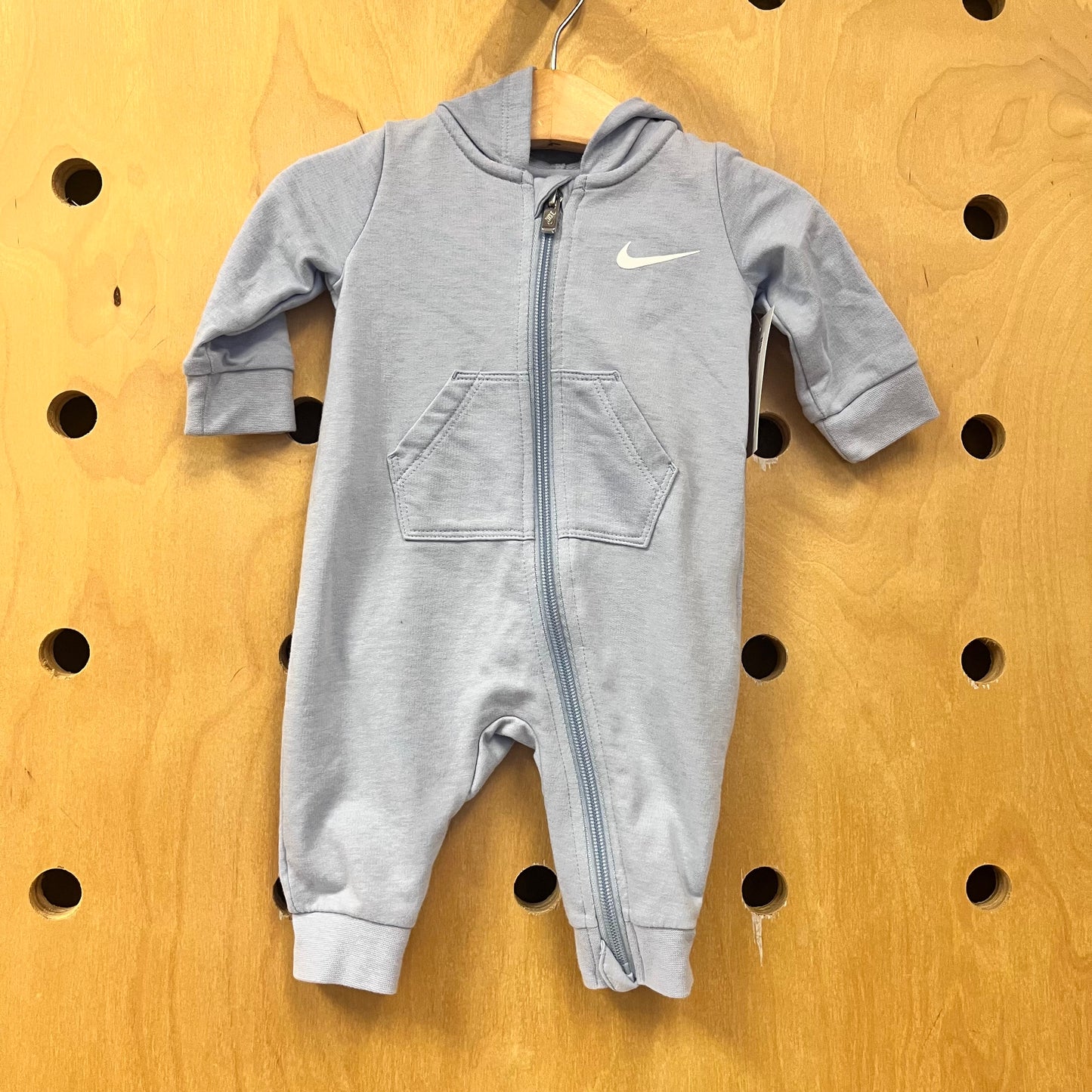 Blue Swish Hoodie Romper
