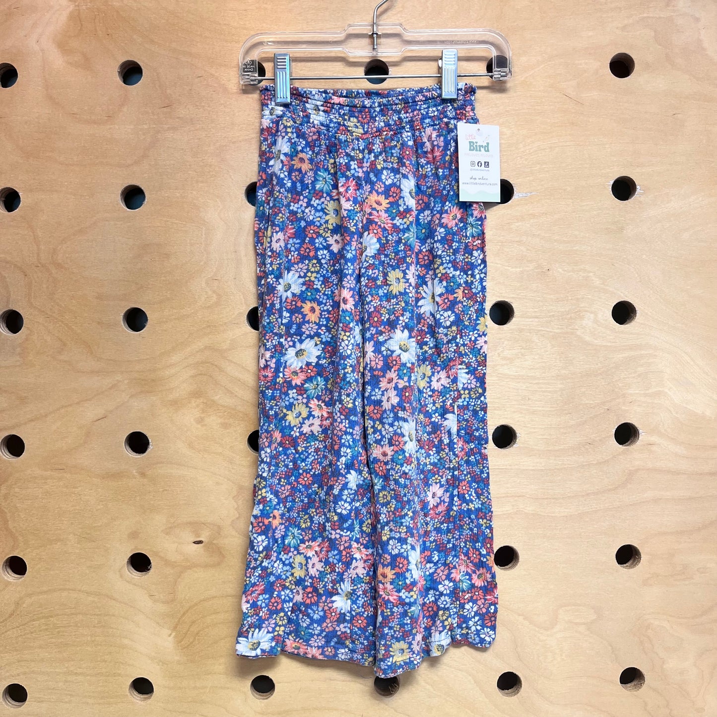 Multicolor Floral Flowy Pants