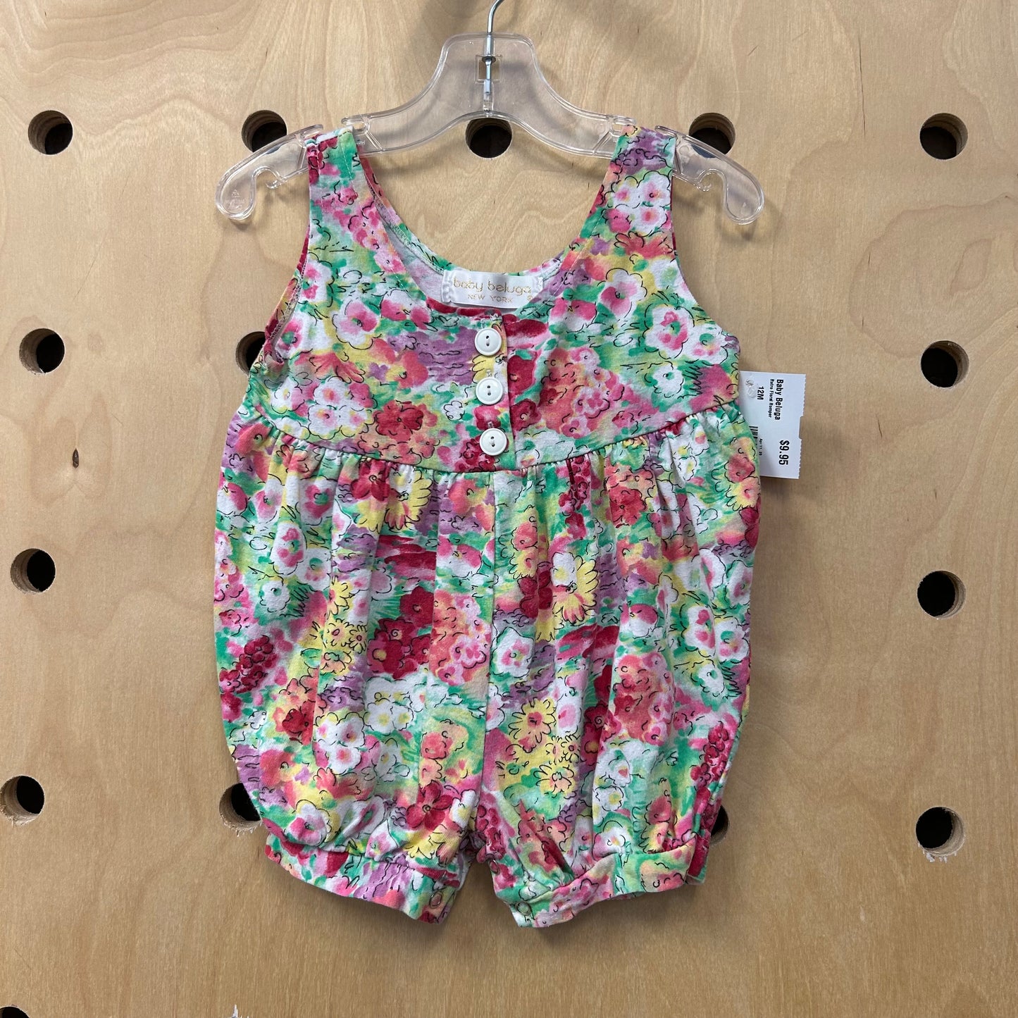 Retro Floral Romper