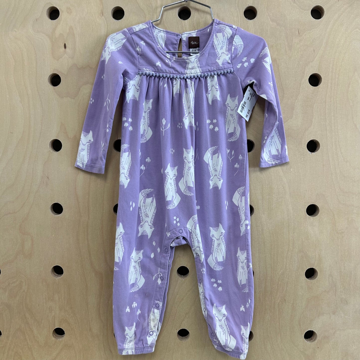 Purple Fox Romper