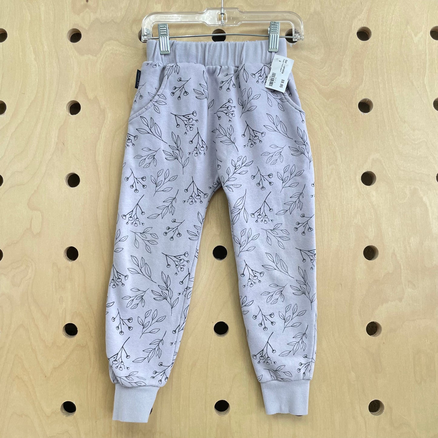 Purple Floral Joggers