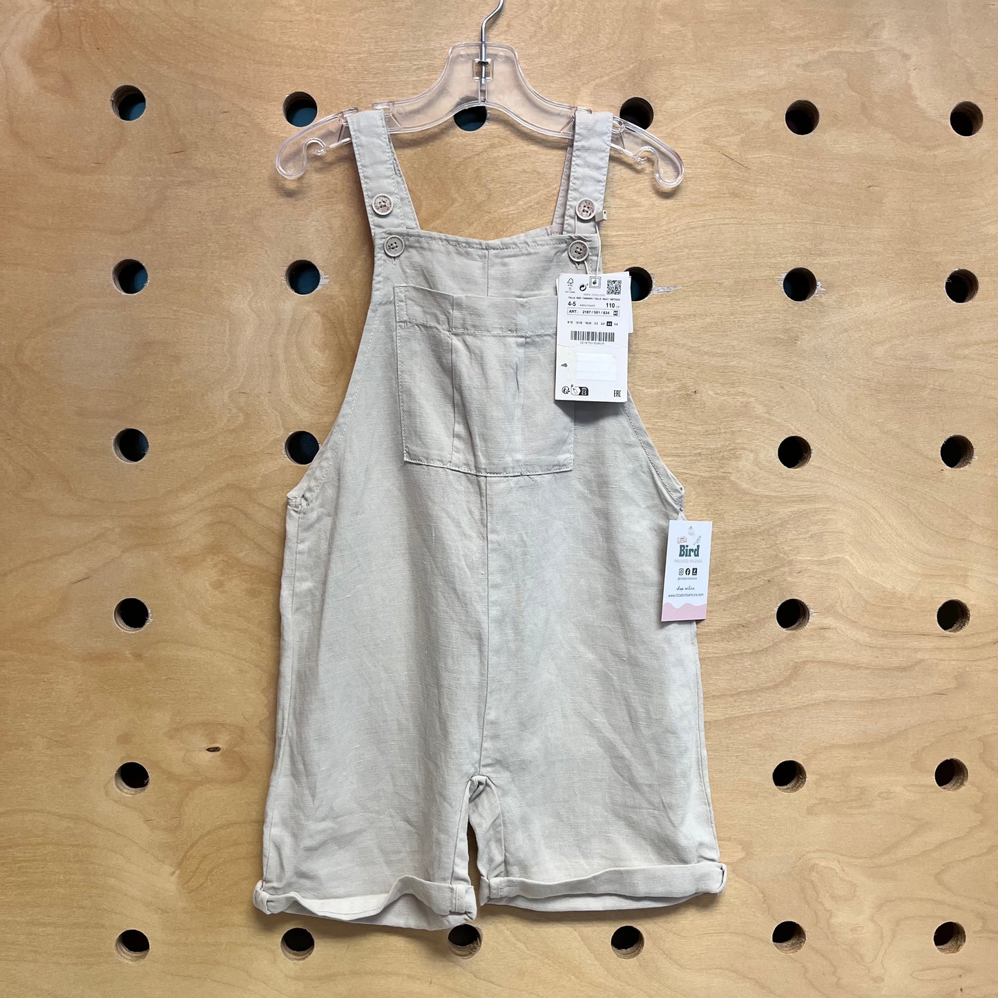 Oat Linen Blend Romper NEW!