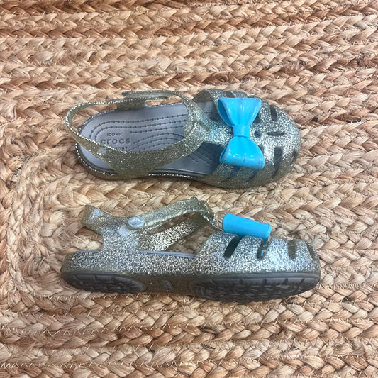 Glitter Isabella Charm Jelly Sandals