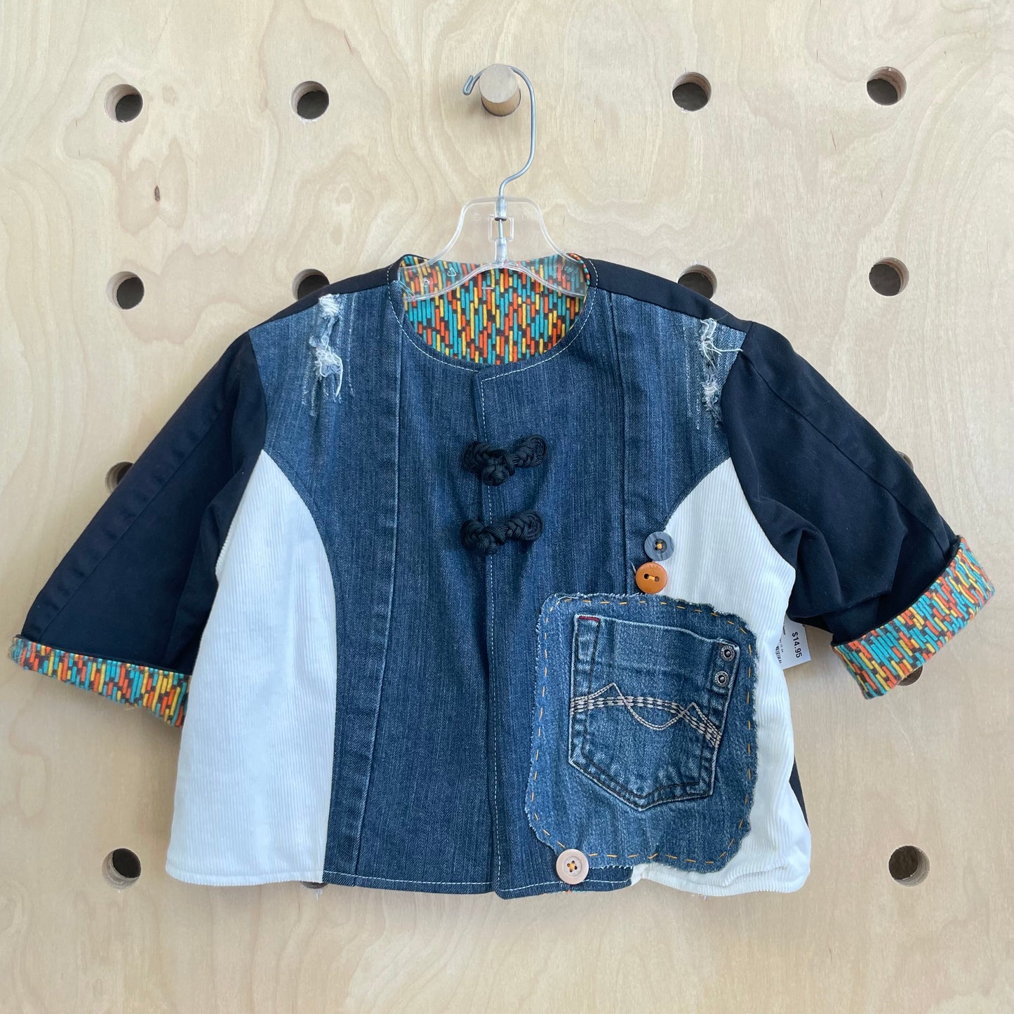 Upcycled Mixed Material Jacket