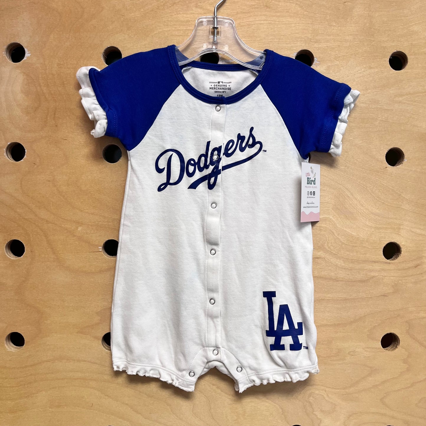 Dodgers Ruffle Romper