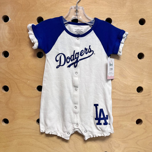 Dodgers Ruffle Romper