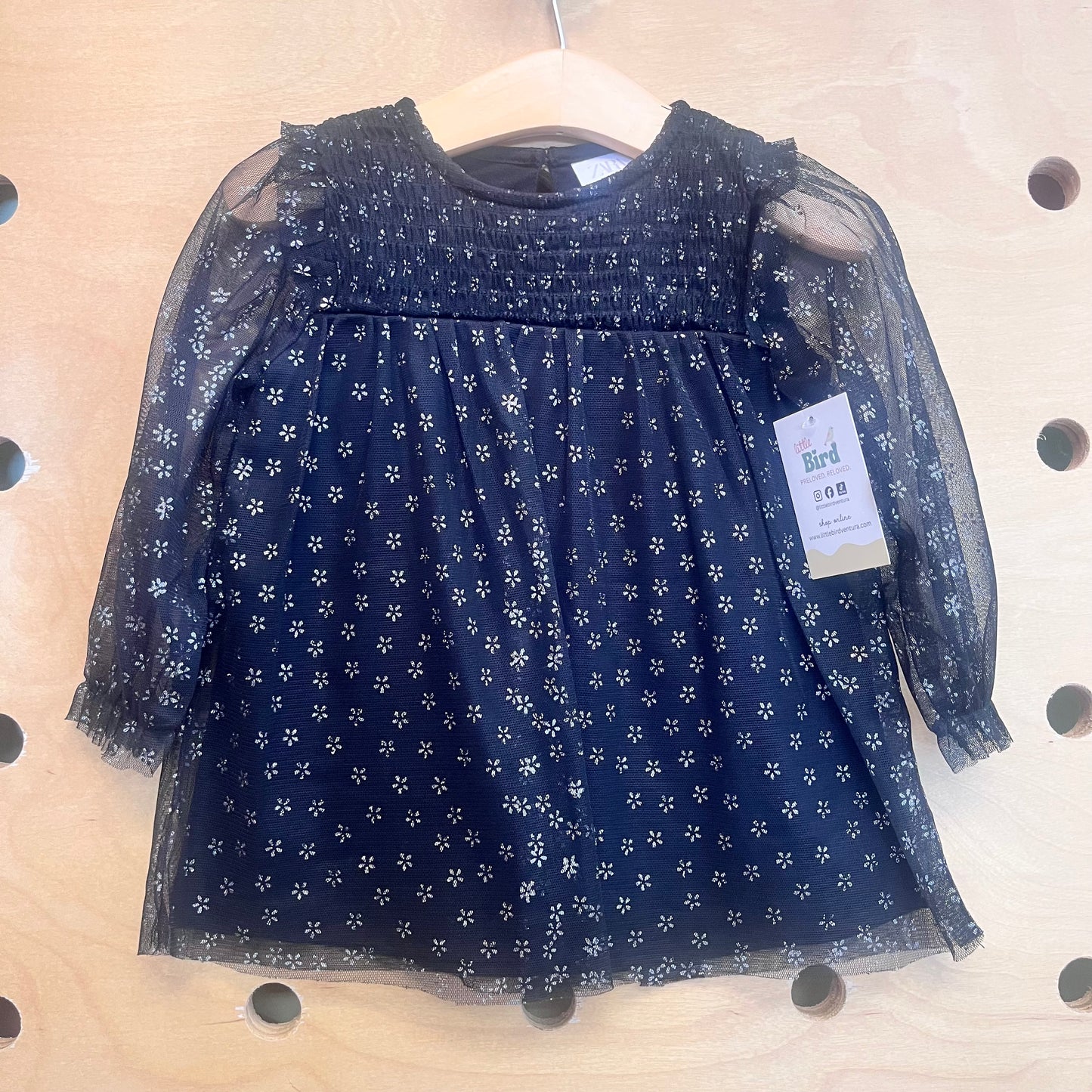 Black & Silver Tulle Dress