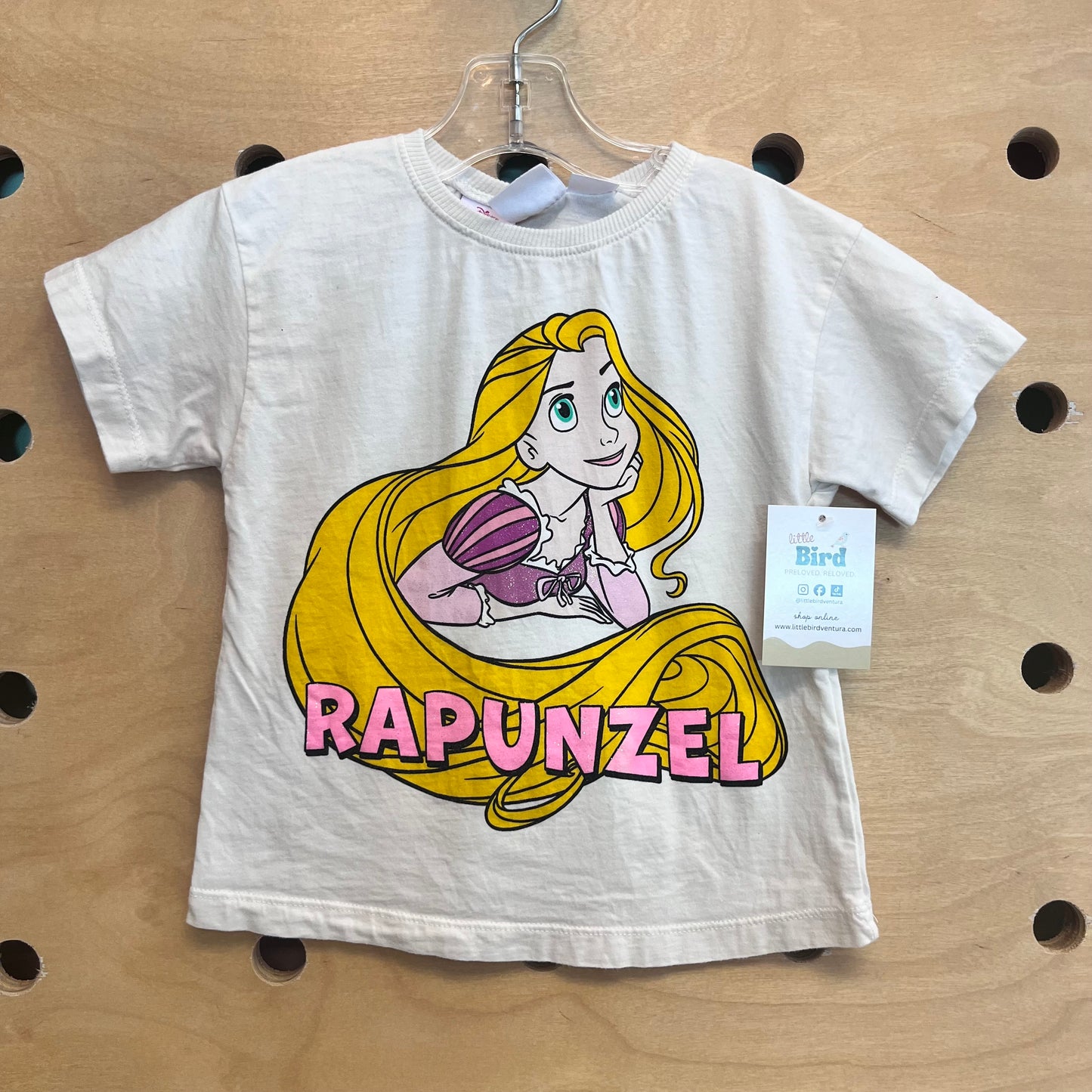 Ivory Glitter Rapunzel Tee
