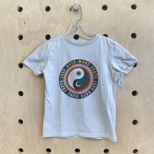 Tan Less Hate More Skate Tee