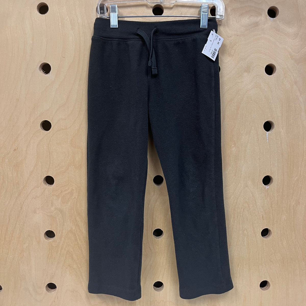 Black Fleece Drawstring Pants