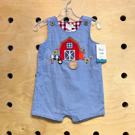 Chambray Barn Romper NEW!