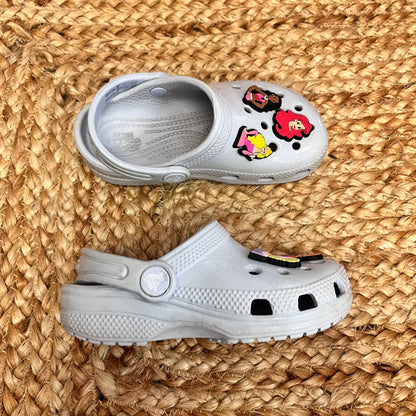 Grey Disney Princess Charmed Clogs