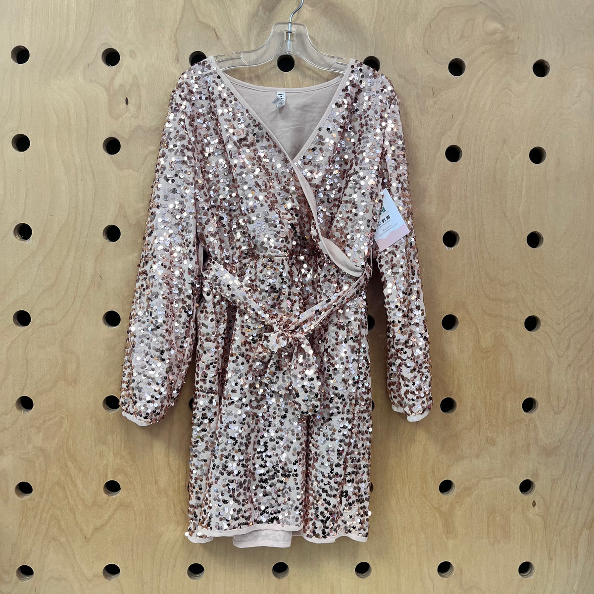 Champagne Sequins Dress