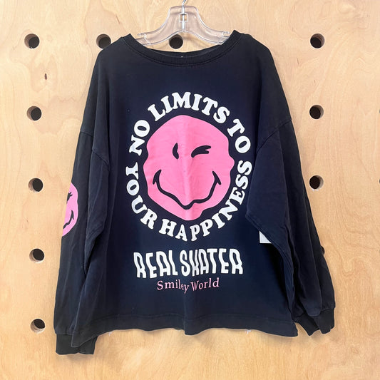 Black Real Skater Tee