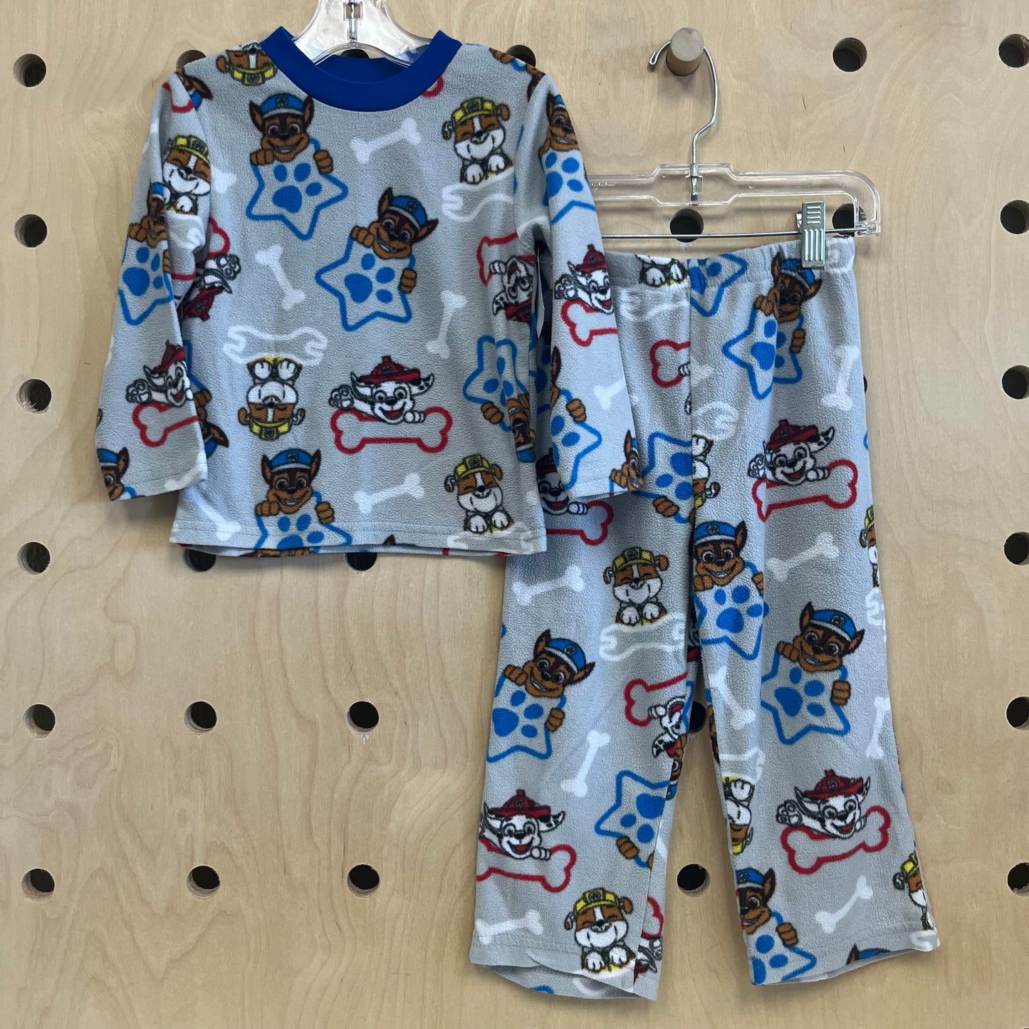 Grey Paw Patrol Fleece Pajamas