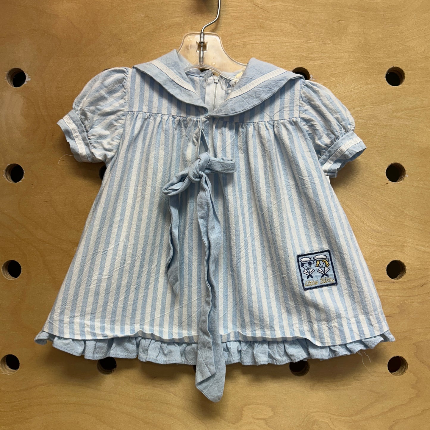 Little Bitty Blue Striped Sailor Dress