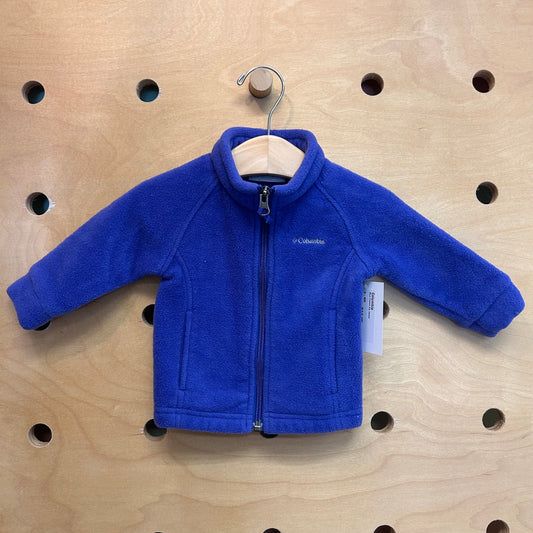 Blue Fleece Zip Jacket