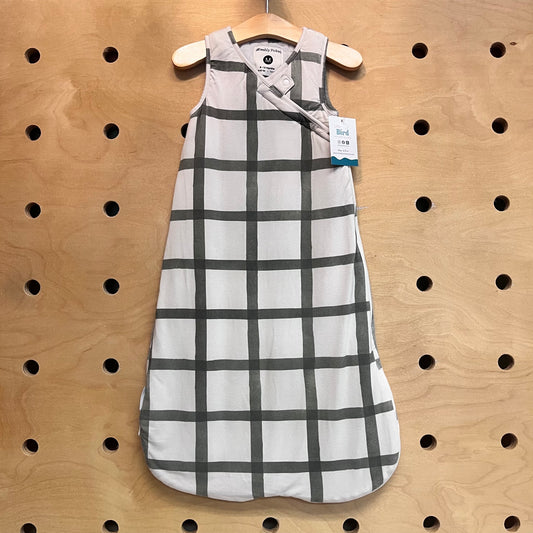 Grey Plaid Wearable Blanket