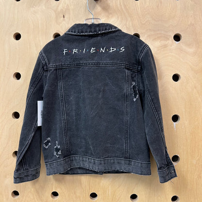 Black Friends Denim Jacket