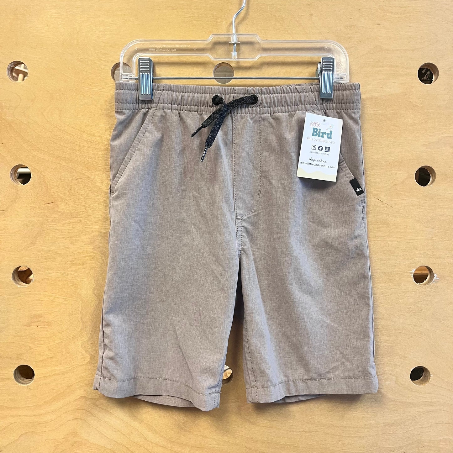 Tan Quick Dry Drawstring Shorts